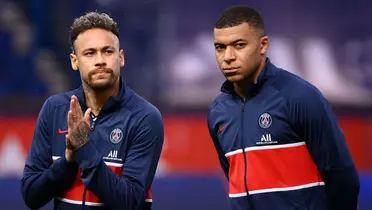Neymar e Mbappé no PSG