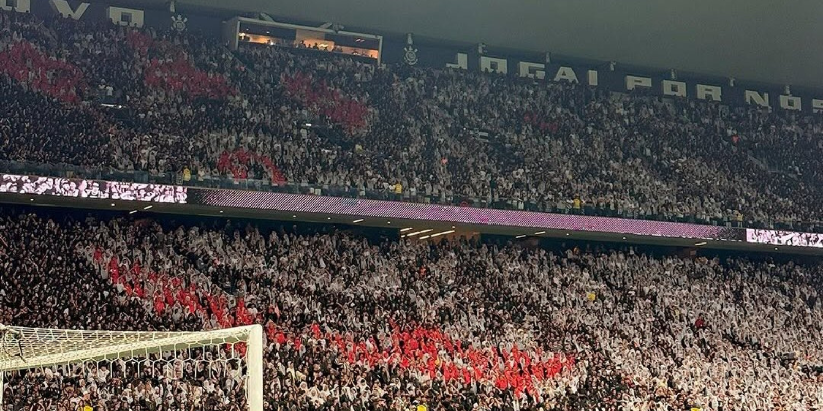 O incrivel feito da torcida do Corinthians na final do Paulistão (Foto: Corinthians)
