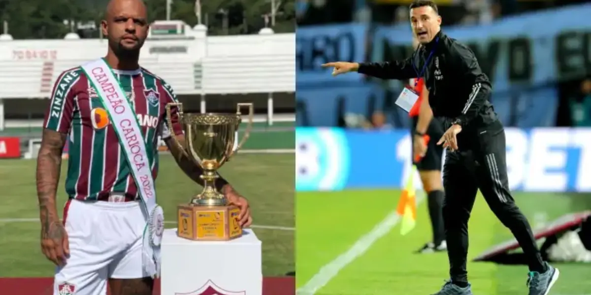 O meia do Fluminense, Felipe Melo, mostrou sua admiração por um atacante argentino no Brasil e exigiu que Scaloni o convocasse para a Seleção Argentina.
