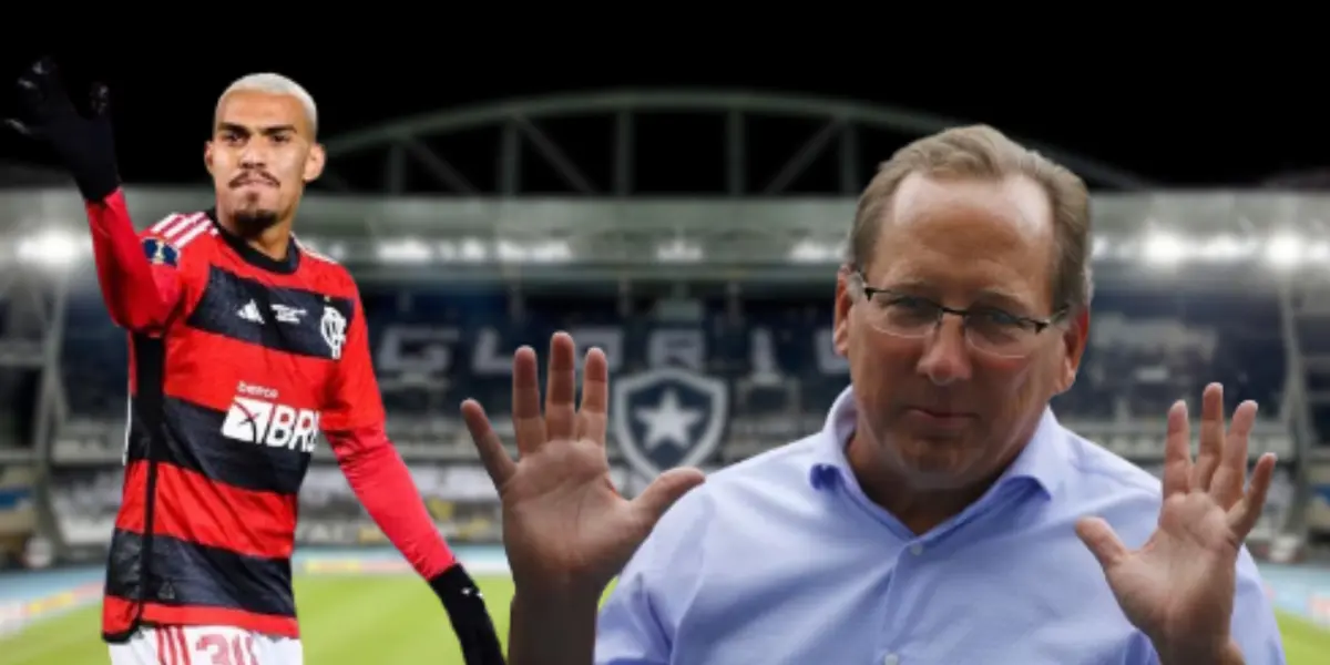 O presidente do Botafogo está empenhado em contratar o jogador do Flamengo