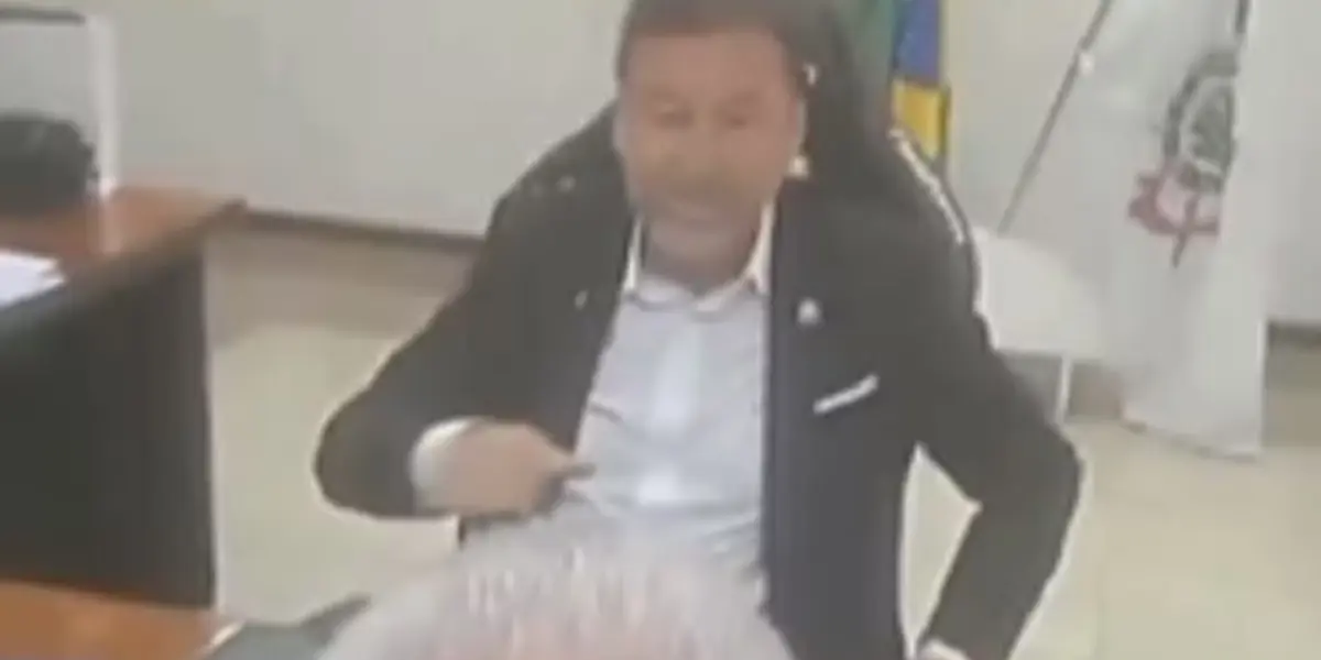 O presidente do Corinthians está ganhando fama por ser muito falador