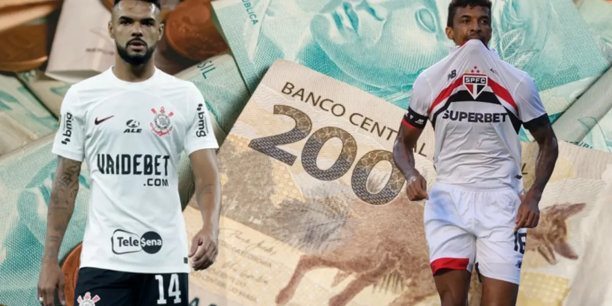 O salário de Raniele no Corinthians e o de Luiz Gustavo no São Paulo