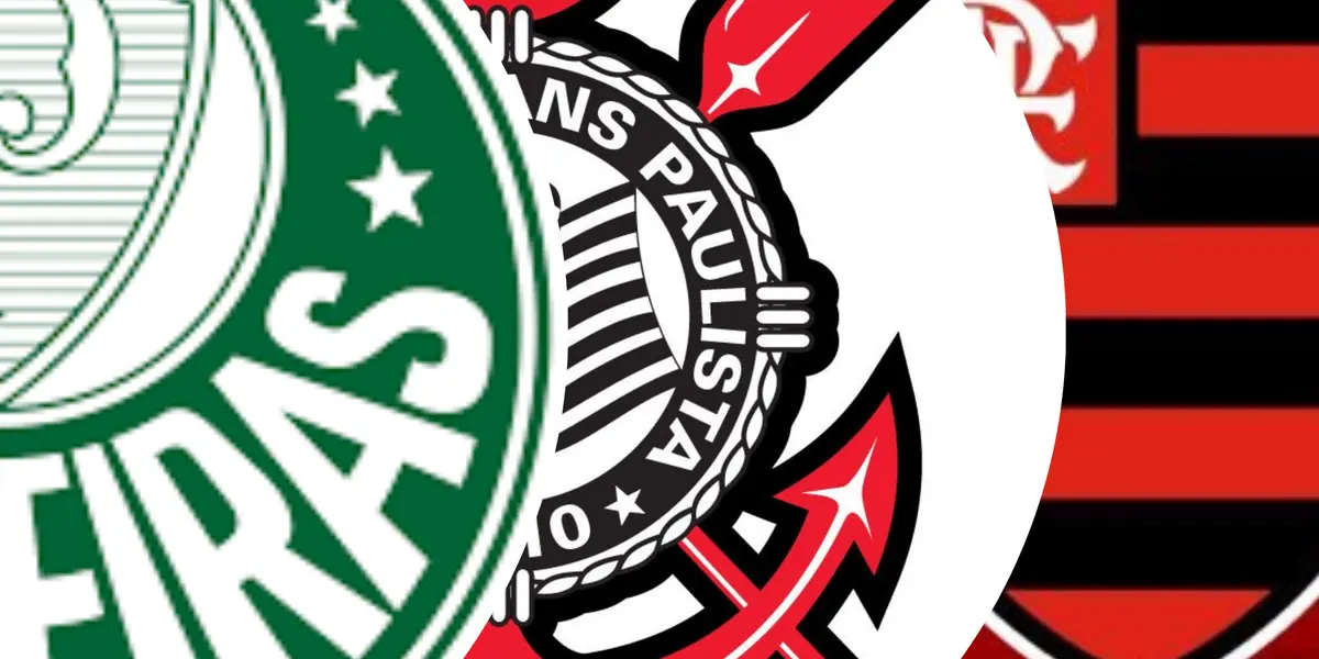 Palmeiras, Corinthians e Flamengo
