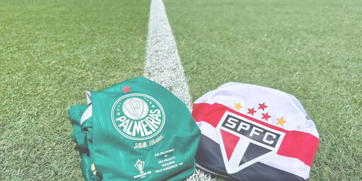 Palmeiras e São Paulo pela final da Supercopa do Brasil