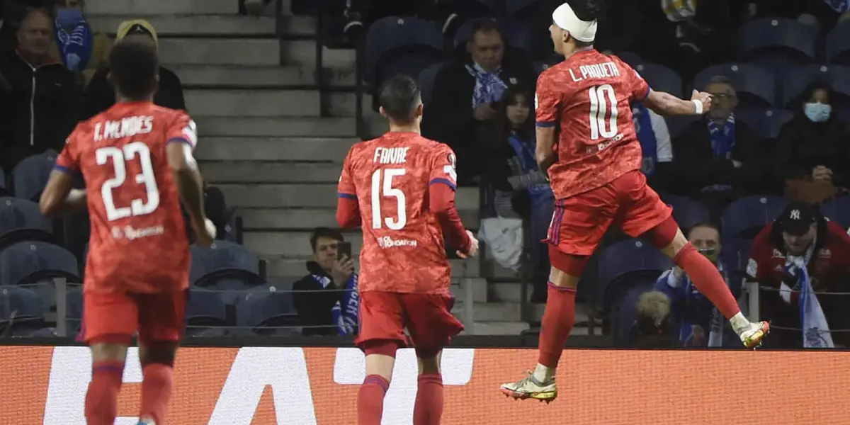 Partida decisiva entre franceses e portugueses valendo vaga nas quartas de final da Liga Europa