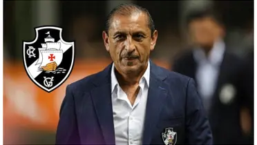 Ramón Díaz com a blusa do Vasco da Gama