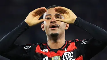 Samuel Lino, atacante do Flamengo. Foto: Buda Mendes/Getty Images