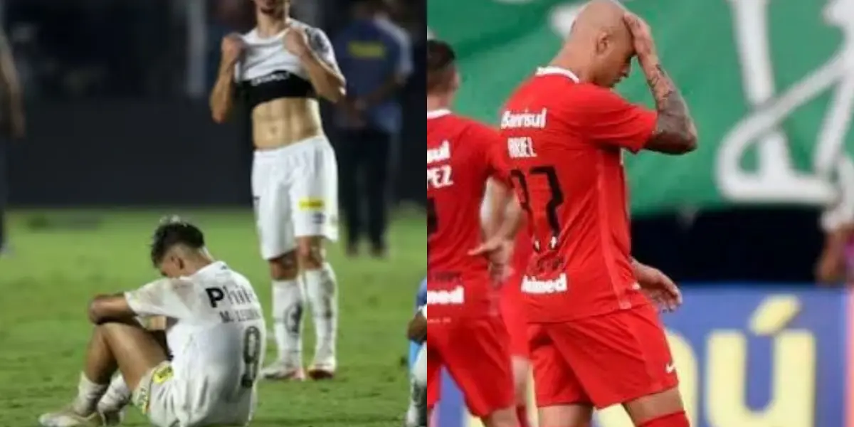 Santos e Internacional rebaixados.