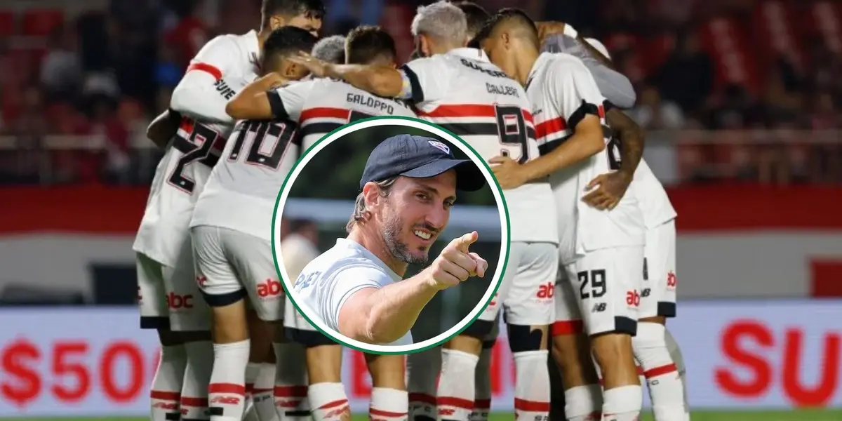 São Paulo reunido em campo