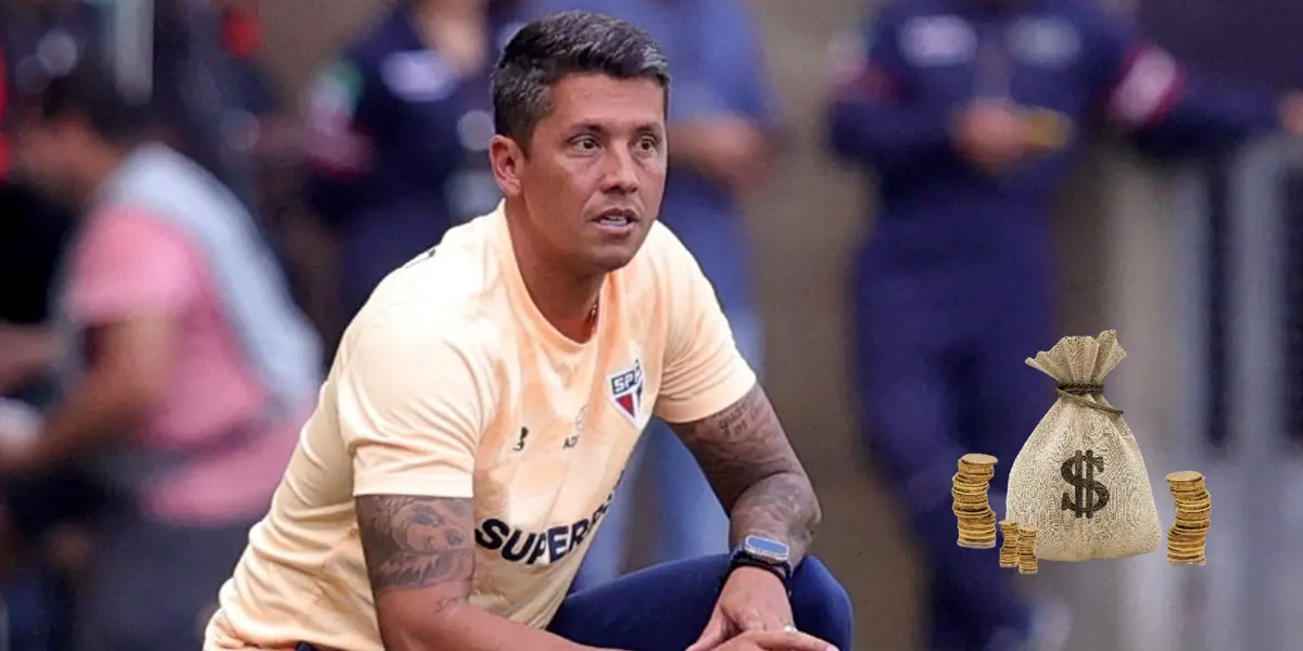 Thiago Carpini com a camisa do São Paulo