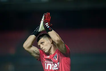 Tiago Volpi está de saída do São Paulo