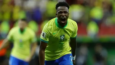 Vinicius Júnior decide e Brasil derrota Colômbia pelas Eliminatórias. (Foto: Ueslei Marcelino/Reprodução Agência Brasil)