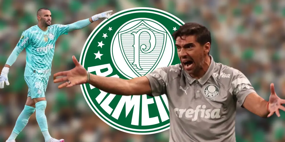 Weverton e Abel Ferreira