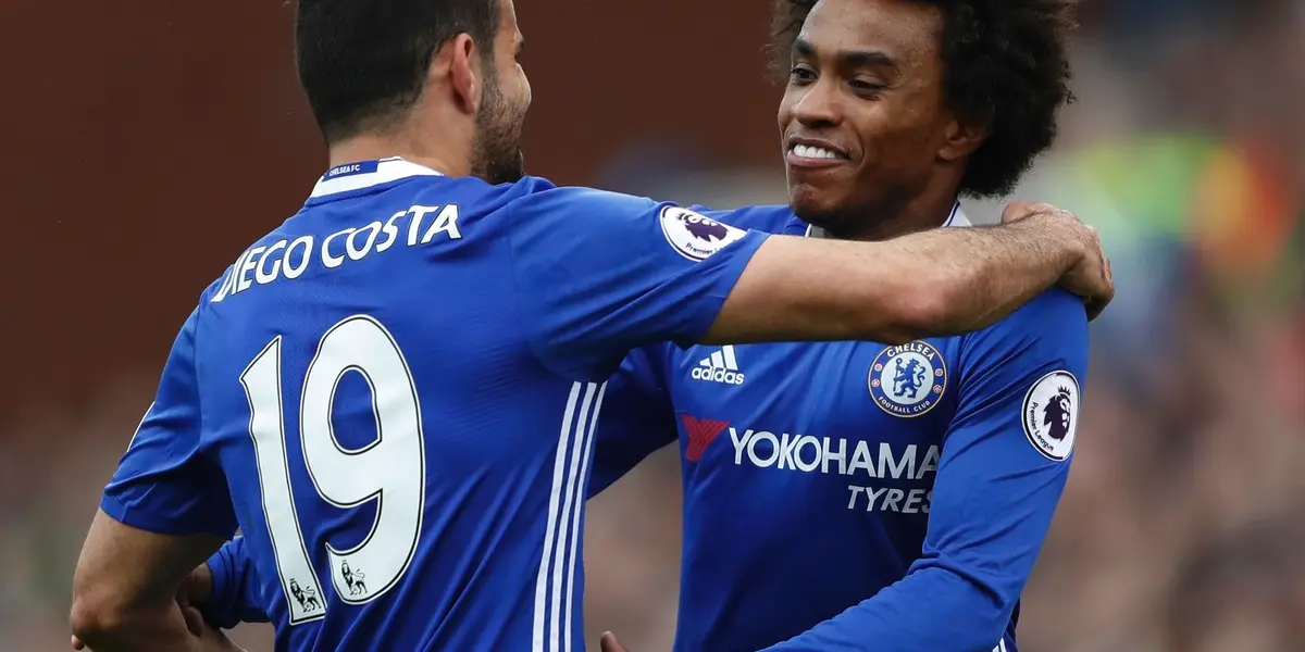 Willian revelou conversas com Diego Costa e convidou atacante para jogar no Timão