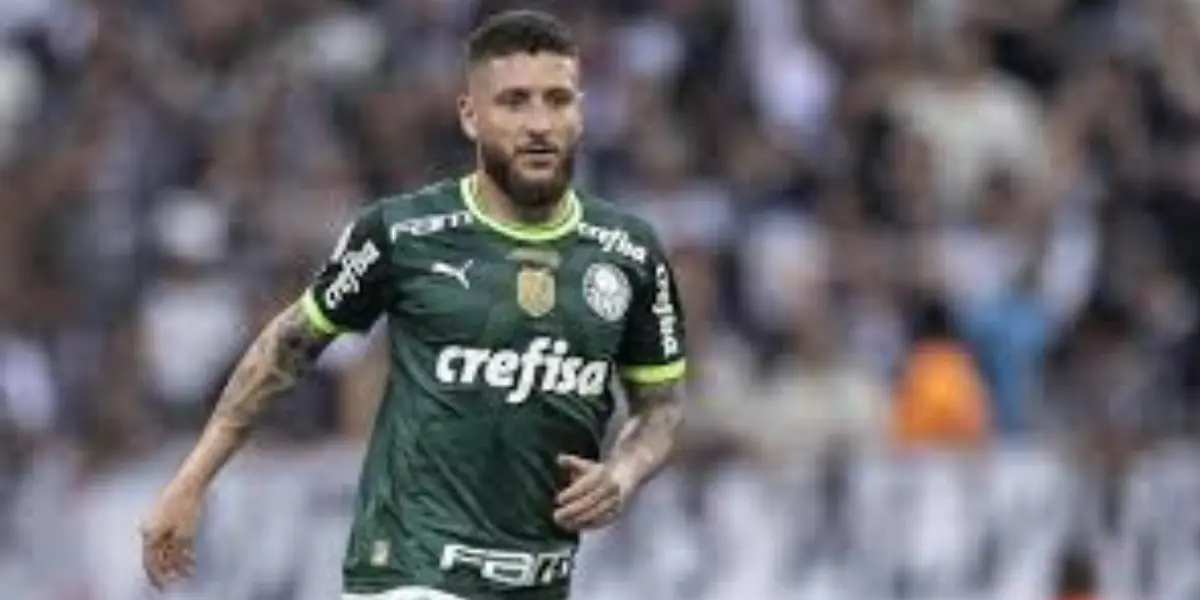 Zé Rafael em ação pelo Palmeiras