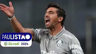 Abel Ferreira em partida pelo Palmeiras