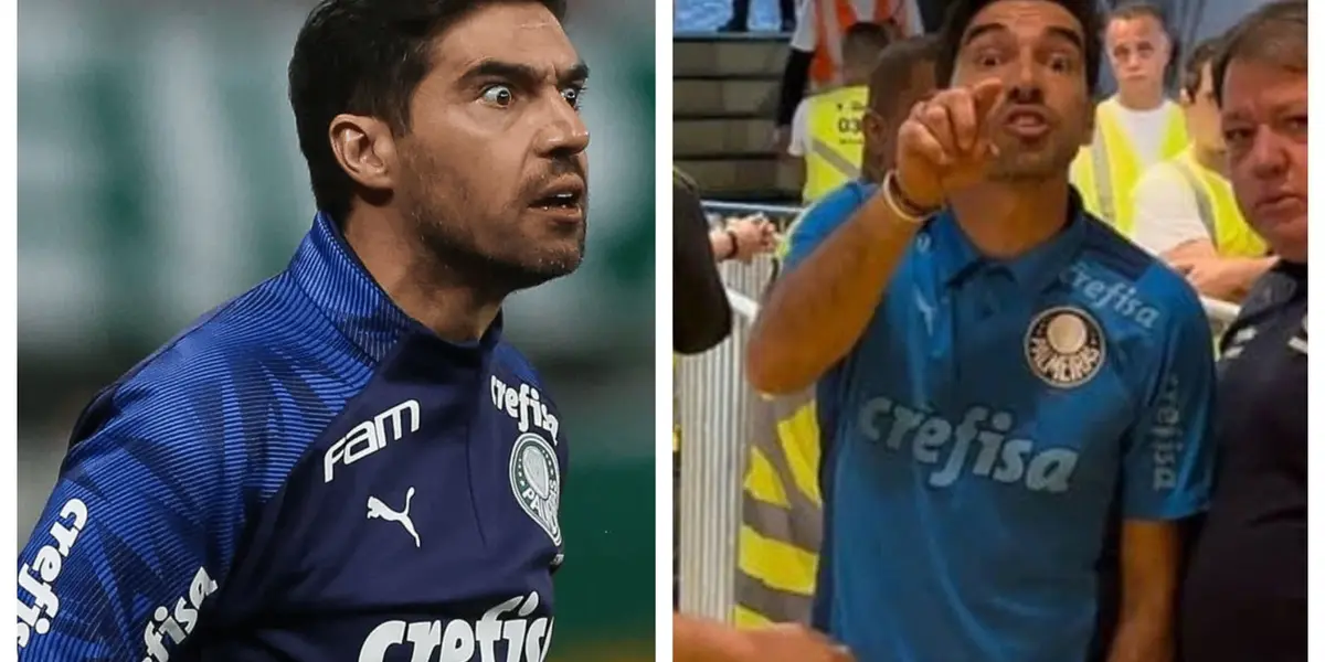 Abel Ferreira tomou celular da mão de jornalista