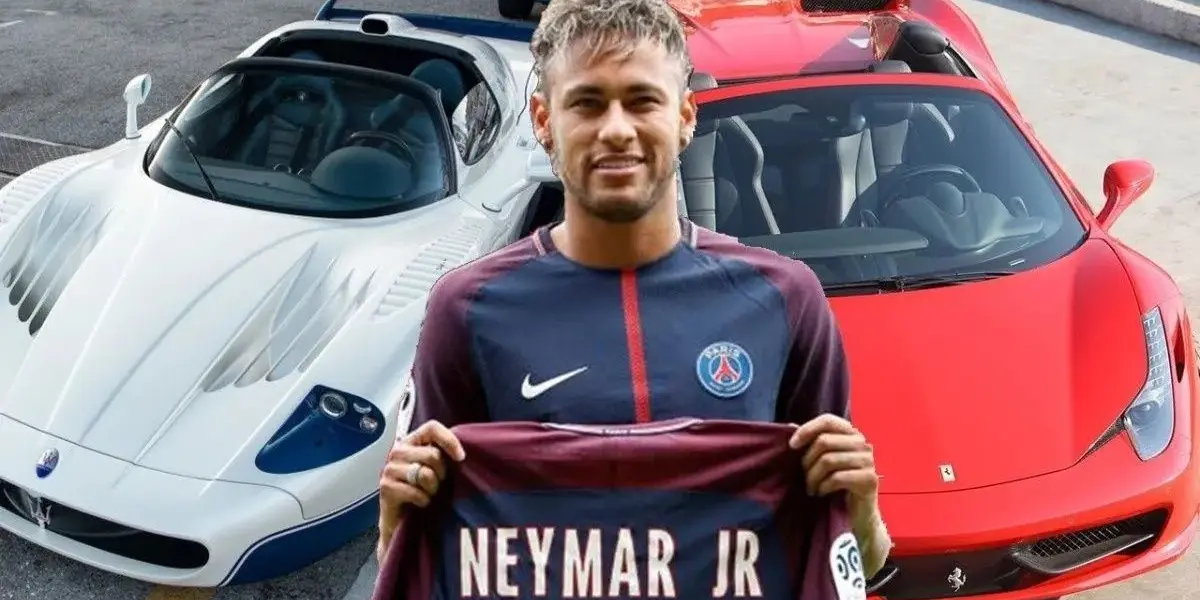 Cristiano Ronaldo e Neymar tem uma paixão em comum, os carros de luxo