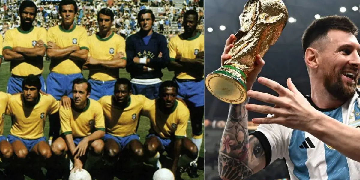 Ele foi campeão ao lado de Pelé, e fez duras críticas a "Scaloneta"