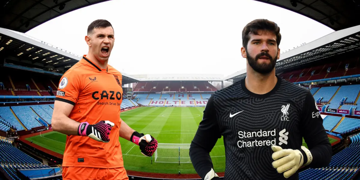 Emiliano Martínez e Alisson na Premier League 