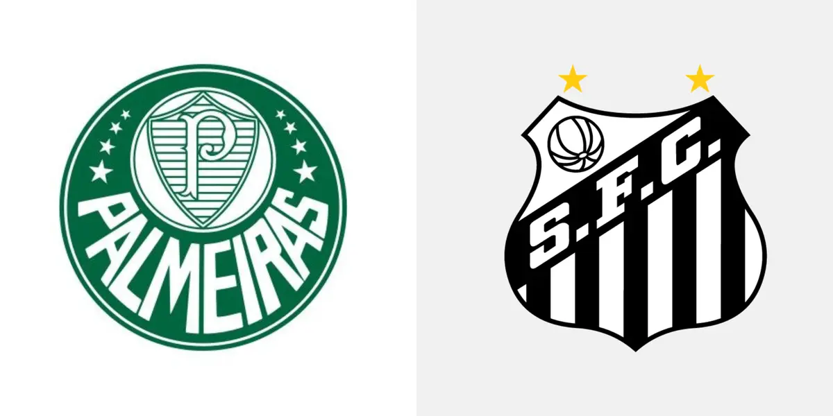 Escudo do Palmeiras e do Santos 