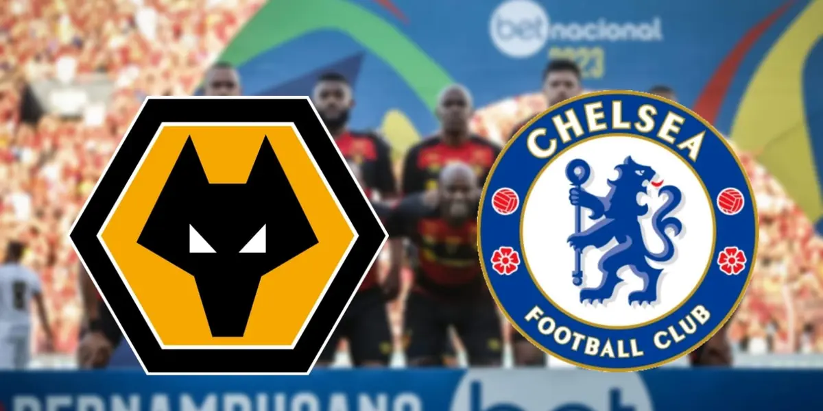 Escudo do Wolverhampton e escudo do Chelsea