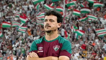 Fernando Diniz em partida do Fluminense