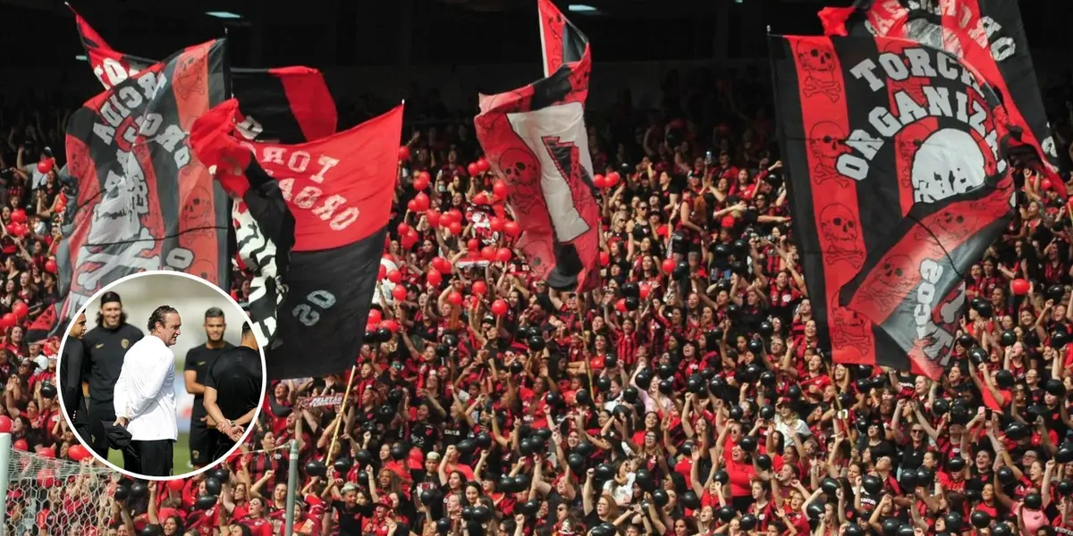 Festa da torcida do Athletico-PR na Ligga Arena