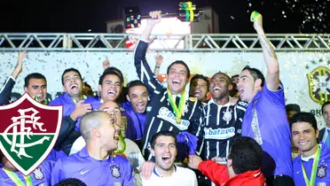 Festa dos jogadores do Corinthians na conquista da Copa do Brasil 2009