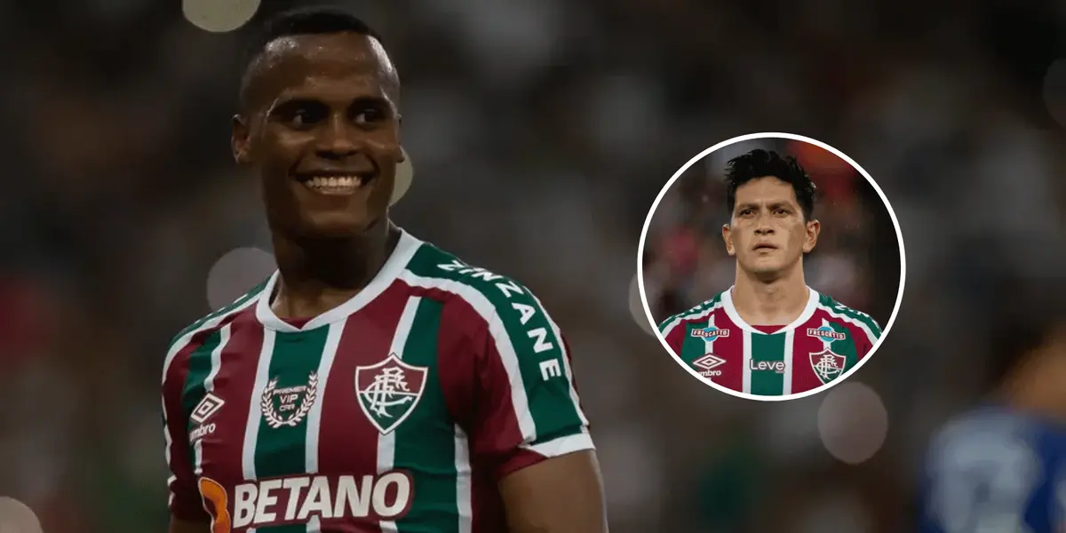 Germán Cano e Jhon Arias estão em disputa no Fluminense