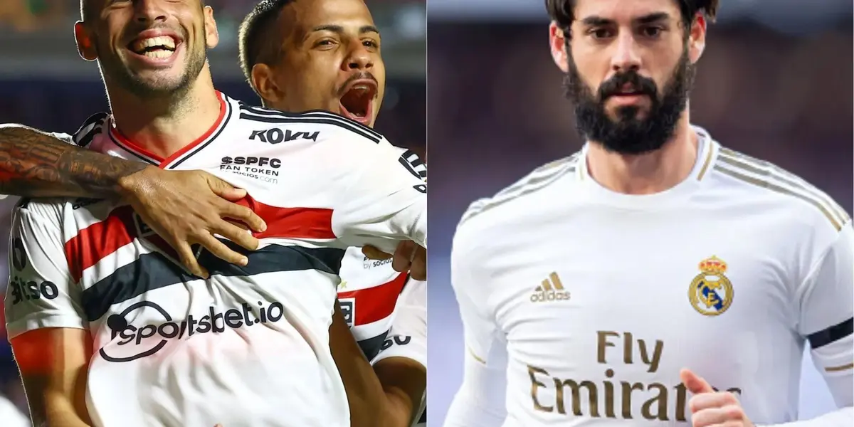 Isco, ex-jogador do Real Madrid, atualmente é um agente livre e especula-se sobre sua possível chegada ao Brasil, onde outro craque