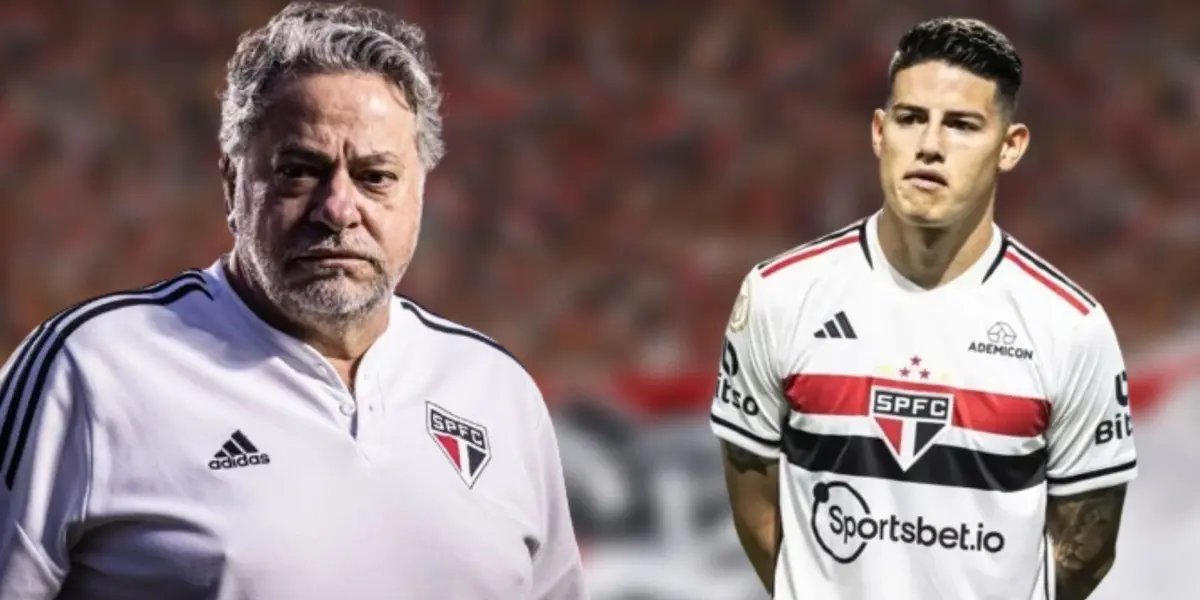 James Rodríguez está fora do São Paulo