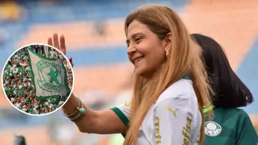 Leila Pereira, presidente do Palmeiras