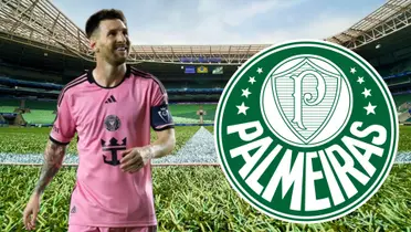 Lionel Messi do Inter Miami no Allianz Parque do Palmeiras