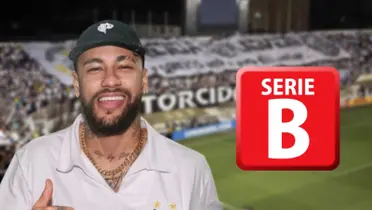 Neymar com a camisa do Santos