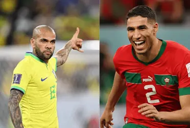 O jogador do PSG, Achraf Hakimi, e a modelo Joana Sanz estariam sendo alvo de especulações após serem vistos juntos em uma discoteca