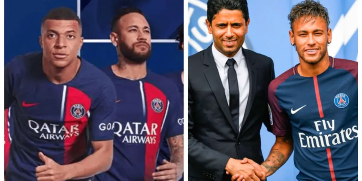 Paris Saint-Germain divulgou os uniformes da próxima temporada com Neymar