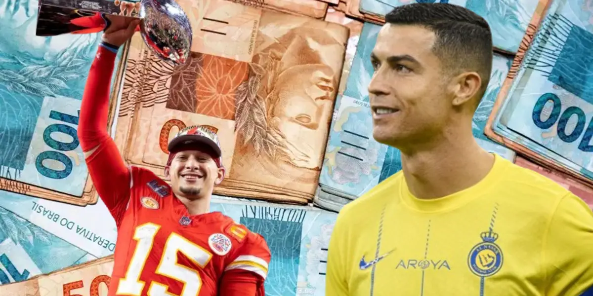 Patrick Mahomes e Cristiano Ronaldo 