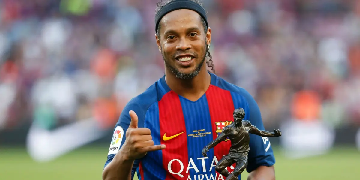 Ronaldinho não vive seu melhor momento e conta com importante ajuda do FC Barcelona