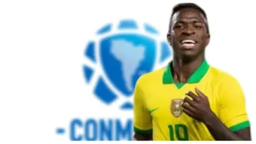 Vinicius Júnior com a camisa da Seleção Brasileira